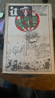 International Times #81 1970 Freaks Phun City Dosen Hitze Burroughs Abbi Hoffman