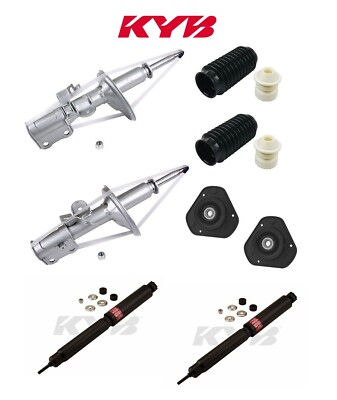 Front Struts Sleeves Mounts Rear Shocks Kit KYB Excel-G For Toyota ...