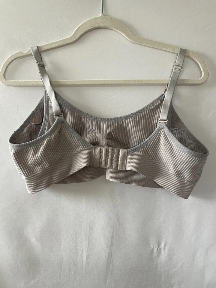 1901 Womens Beige Adjustable Strap Removable Pads T-Shirt Bra Size XXL - Image 2 of 4
