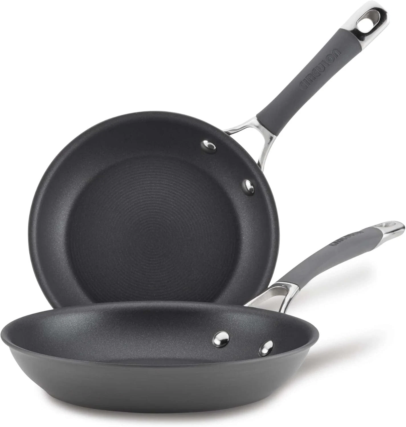 Radiance Hard Anodized Nonstick Frying Pan Set - 8.5" & 10" Gray
Opens in a new window or tab