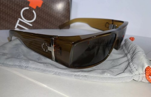 New In Box SPY OPTIC GRIFFIN SUNGLASSES Mustard W Bronze Brown Genuine - Picture 9 of 11