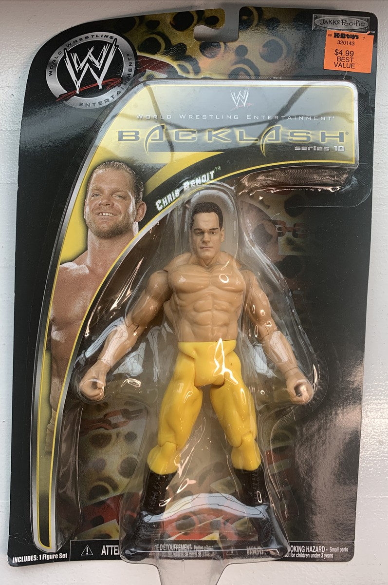 Chris Benoit WWE Backlash Series 10 Action Figure 2007 Jakks NOC