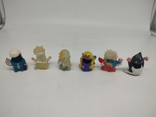 Mighty Beanz Bodz Vintage Lot Of 6 Fairy Princess, Fire Fighter, Trex, Buisness