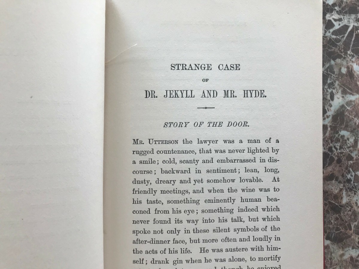 Dr.Jekyll & Mr. Hyde, 1905 First US Edition ~ Robert Louis