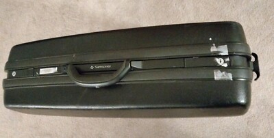 Vintage samsonite suitcase, with wheels . As Is!
