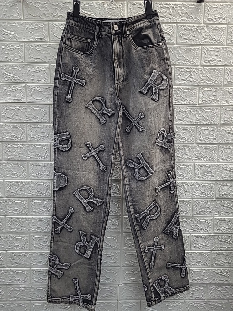 New Racer Worldwide Streetwear Racer Worlwide Mid Rise Jeans Black