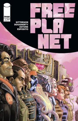  FOIL  FREE PLANET #1 (JED DOUGHERTY 1:25 VARIANT) COMIC BOOK ~ IMAGE COMICS