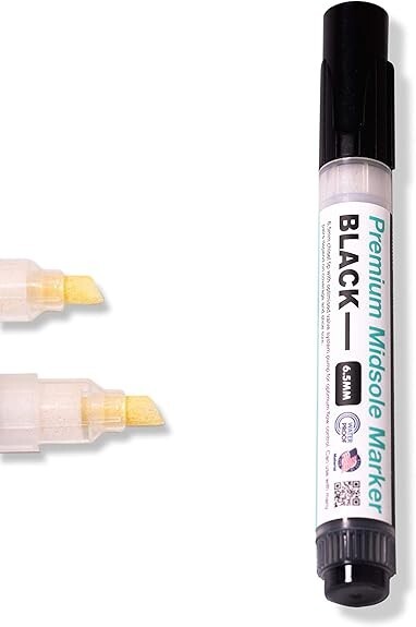 Wilkins 9.5 Black Dye Acrylic Midsole Marker Permanent Shoe Paint Pen