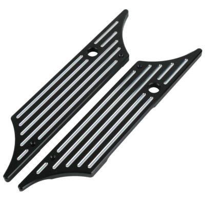 Black Hard Saddlebag Latch Cover Face Fit For Harley Electra Street Glide 93-13