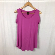JM Collection Women's Cold Shoulder Short Sleeve Scoop Neck Shirt Size XS