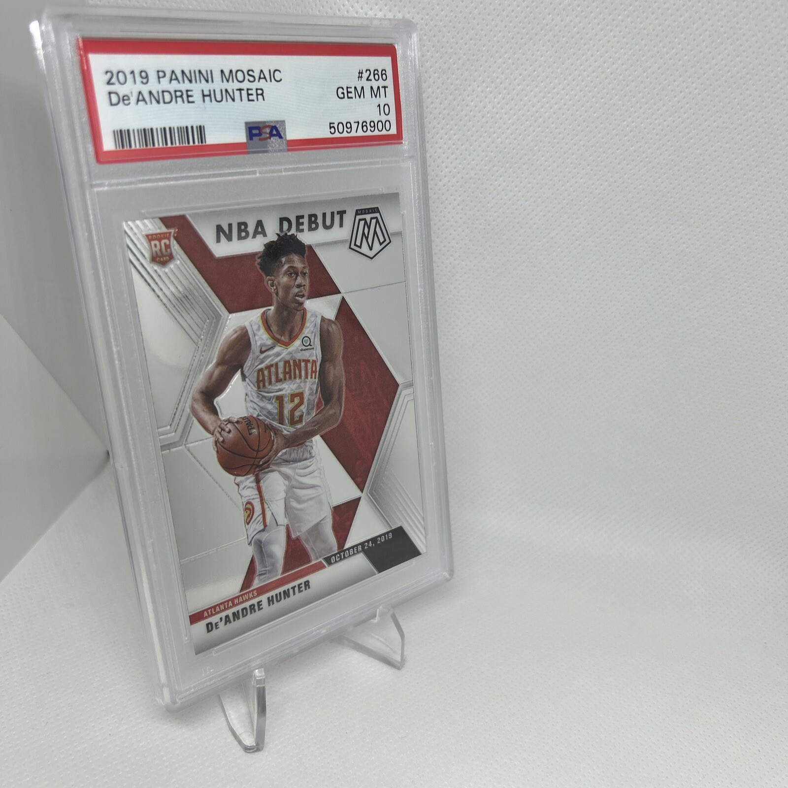 2019 Panini Mosaic De'Andre Hunter Rookie PSA 10 Gem Mint