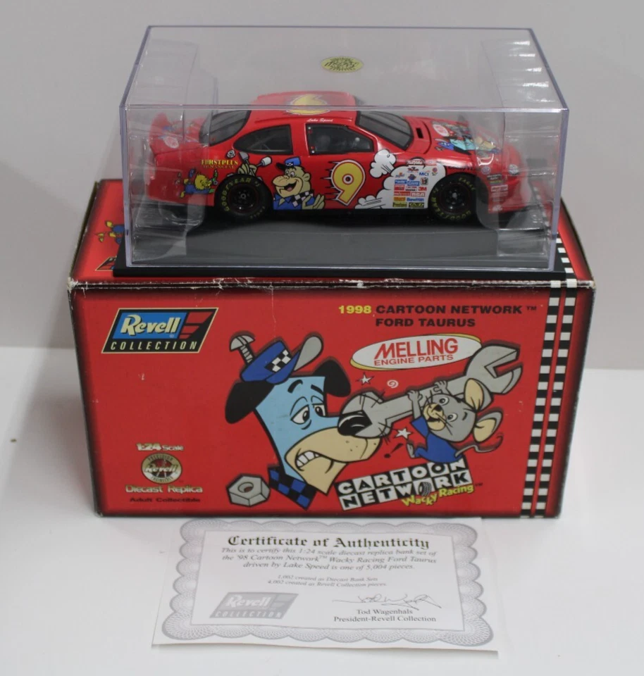 Juego de banco diecast Ford Taurus Cartoon Network 1998 Revell Lake Speed con caja y certificado de autenticidad Foto 3 de 4