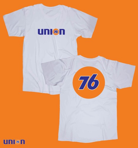 Union 76 logo white T-shirt Oil Gas station - 第 1/1 張圖片