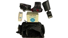 minolta srt 202 camera plus lenses, filters, macro rings  Case
