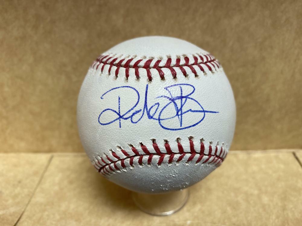 RICK BAUER ORIOLES/RANGERS/INDIANS SIGNED AUTOGRAPHED M.L.