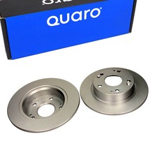2x QUARO BREMSSCHEIBE Hinten für HONDA ACCORD VII CL CN