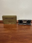 Vintage Crystar Lens Opera Glasses Japan POP UP Binoculars Red — photo 1
