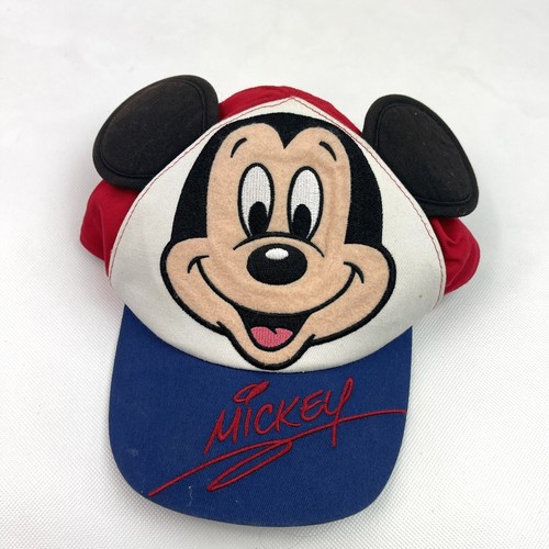 Disney Parks Mickey Mouse Mickey Ears Multicolor Baseball Hat Cap Infants 1 Size