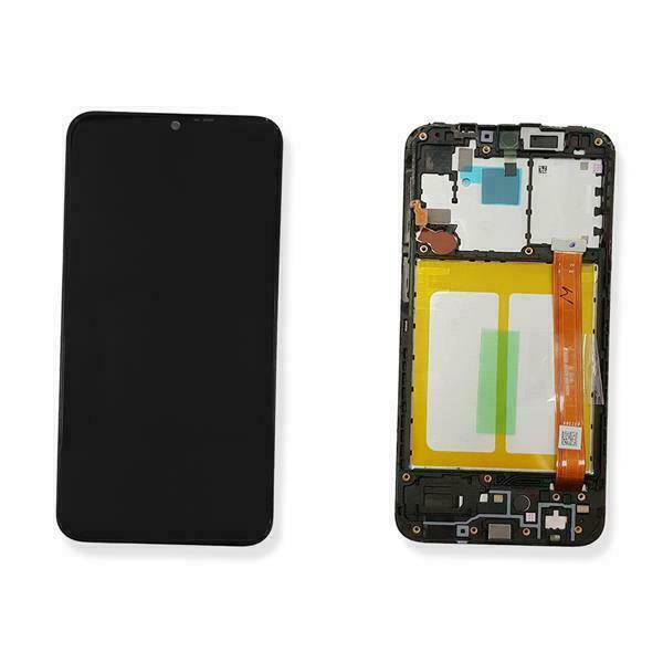 Écran Samsung A20E Noir Bloc Complet Tactile pour Remplacement Réparation