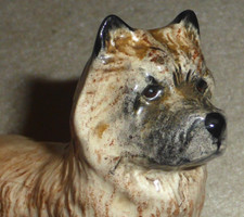Rare Vintage Beswick Ceramic Cairn Terrier Dog Ornament c1990