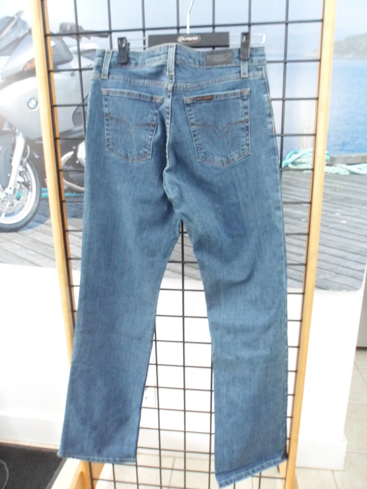 Calça jeans NOS Harley Davidson feminina stretch boot cut azul 99113-11VT - Imagem 4 de 4