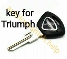 Key For Triumph mc02 Bonneville  Speed Street Triple 675 1050 Daytona Tiger 800 
