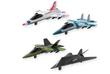Air Force Fighter Jets Military Planes Pull Back Air Plane Realistic Toys 4 Pack