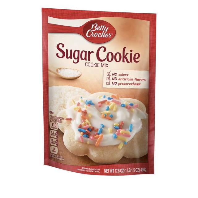 (2 Pack) BETTY CROCKER Sugar Cookie Mix Pouch 35 Oz Total FREE SHIPPING