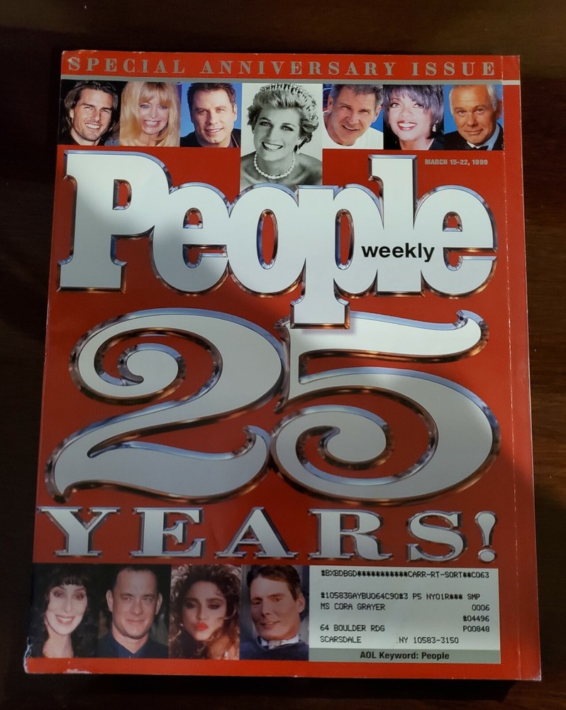Collectible People Magazine Special Anniversary Issue 25 Years March 15-22 1999