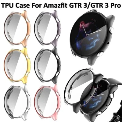 Protective Case For Amazfit GTR 3 GTR3 Pro Bumper Screen Protector Full Cover