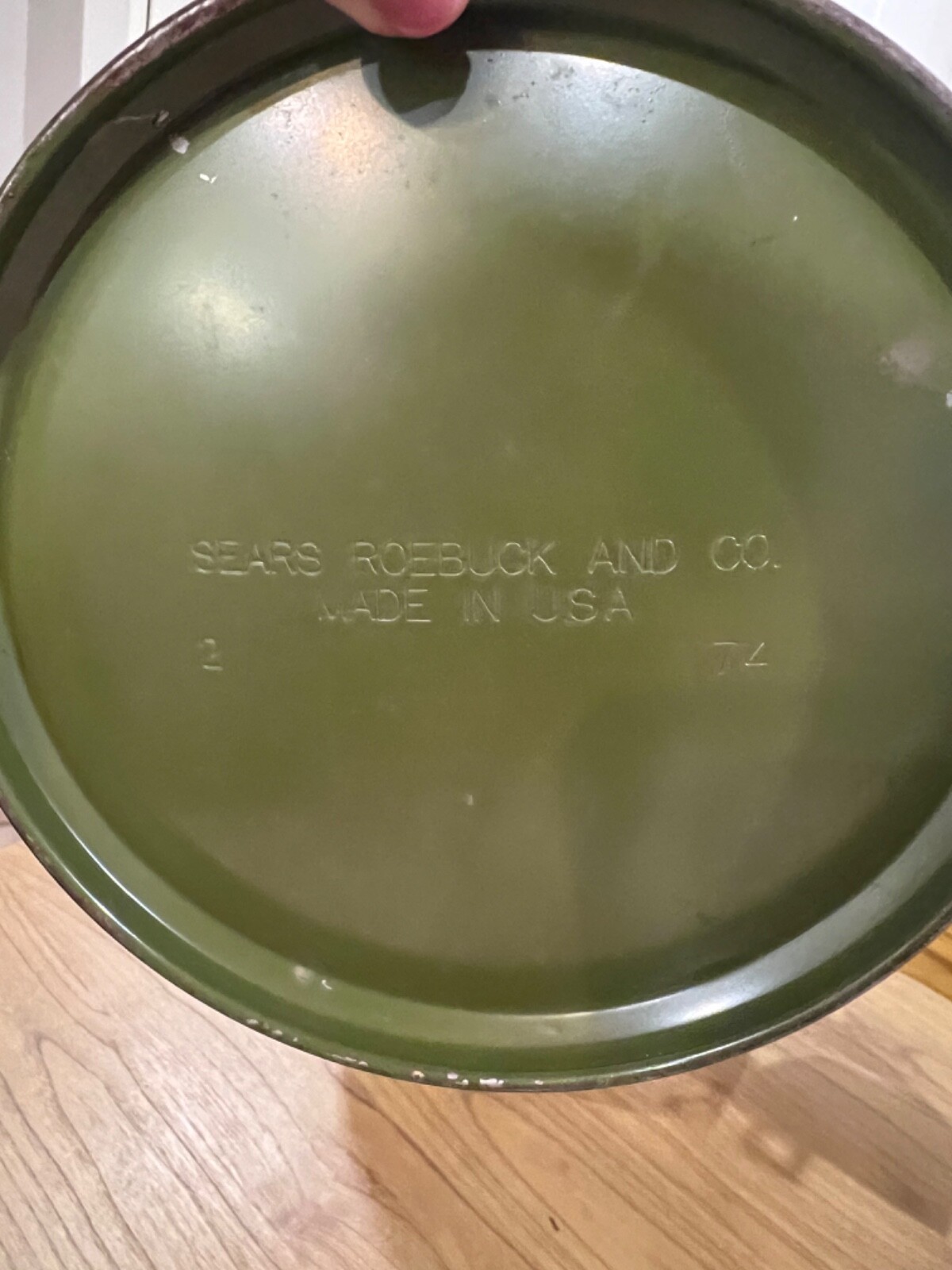 Vintage 1973 Sears Camp Lantern Model 72325 Dated 2/74 With Coleman