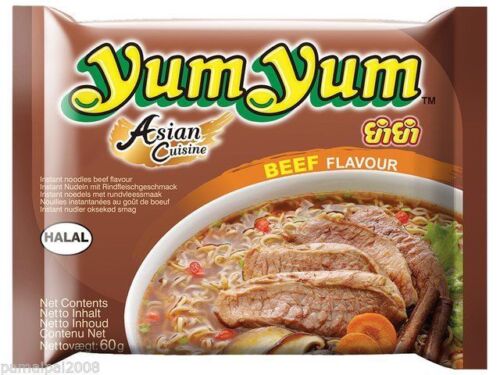 30 x 60g Yum Yum Instant Nudelsuppen EIGENE WAHL Huhn Ente Shrimp Beef Suppe - Bild 8 von 18