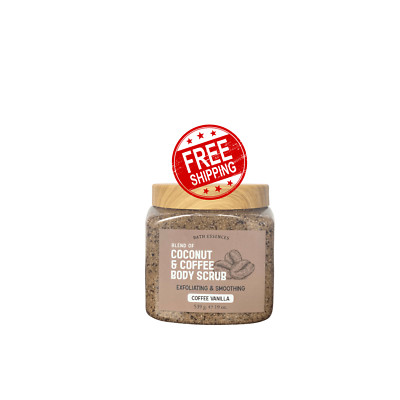 Coconut & Coffee Body Scrub | Coffee Vanilla | Exfoliating Glow