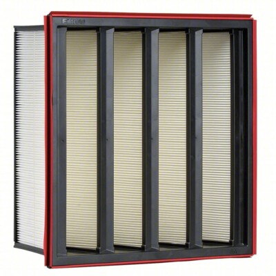 3M MERV 14 V-bank E737 20x24x12 removes PM2.5 Bacteria Wood Tobacco Smoke