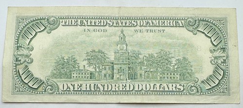 1985 Vintage $100 Note -Vintage $100 Bill - St Louis - H - Hundred Dollar Bill - Picture 2 of 2