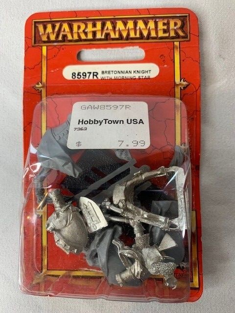 Figurine Warhammer Bretonnie Knight Of Realms - Games Workshop OOP Peint