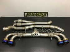 Fabworx R35 Gtr Monster Outlaw 4 102mm Exhaust System With Gen2 Downpipes Kit 