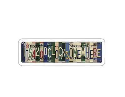 420 License Sticker Decal somewhere | eBay