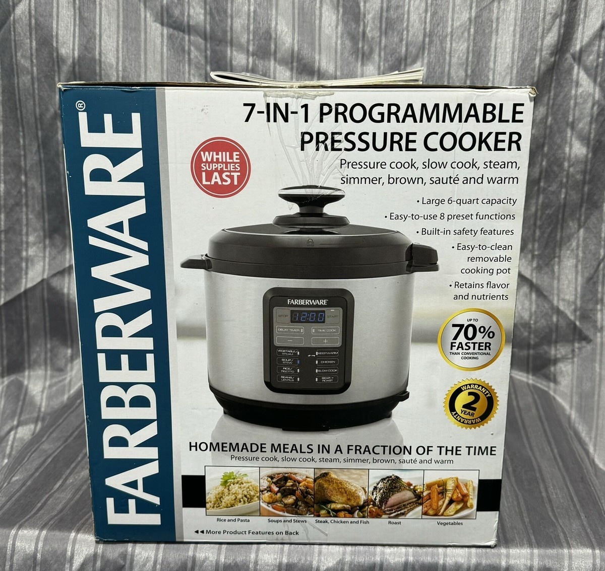 Digital Pressure Saute Setting On Farberware Pressure Cooker