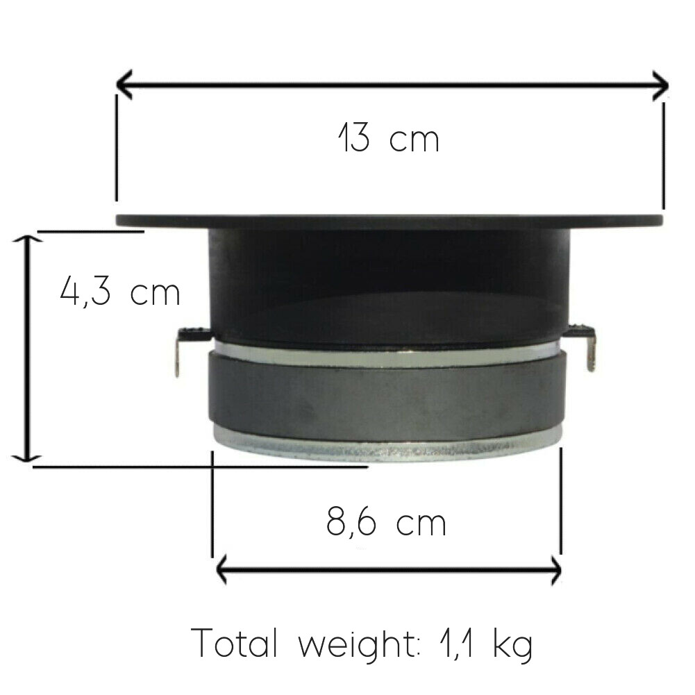 Altoparlanti Auto 13 Cm CIARE PT262 PT 262 Tweeter Driver Nero - Main Image