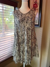Urban Outfitters Ecote Mini Dress Sz Small Tie Back Sleeveless Boho Skater Chic
