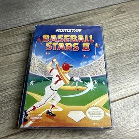 Nintendo NES Baseball Stars II 2 Box Game Authentic Tested
