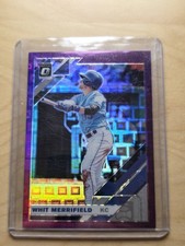 2019 Donruss Optic Whit Merrifield Pandora Purple Prizm/99 ROYALS