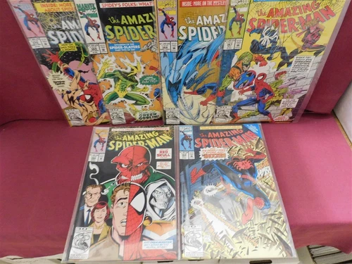 AMAZING SPIDER-MAN 364 366 367 368 369 370 MARVEL COMIC LOT MICHELINIE 1993 VF-