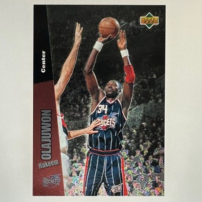 1996-97 Upper Deck Folz Minis #6 Hakeem Olajuwon FOIL 