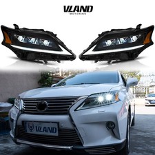 Pair Vland Led Headlights For Lexus Rx Series 3th Gen Al10 2008-2015 Wanimation