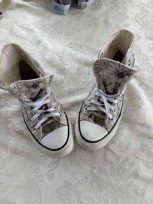 Converse Chuck Taylor All Star High Top Canvas Floral Sneakers