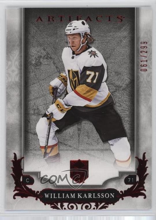 2018-19 Upper Deck Artifacts Ruby 61/299 William Karlsson #1 n1u