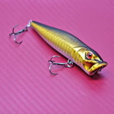 Surface Popper Plug Lure Bass Pike Zander Preditory Course Sea fishing 95mm 12gr