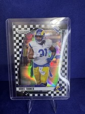Panini 2024 Prizm - Kobie Turner #171 Black & White Checker Rams NFL Card